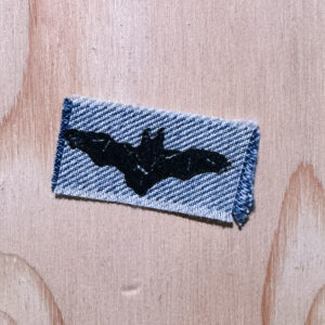 Mini Townsend's Big-Eared Bat Fabric Sticker