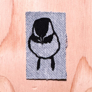 Chunky Chickadee Fabric Sticker