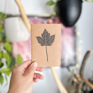 Rocky Mountain Maple Leaf Pocket Notebook