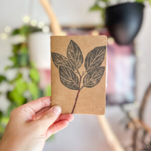 Red-Osier Dogwood Leaf Mini Notebook