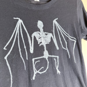 Size L - Bat Skeleton T-Shirt