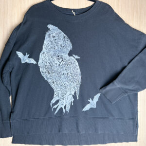 Size XXXL (22) - Great Horned Owl + Bat Colony Sweatshirt
