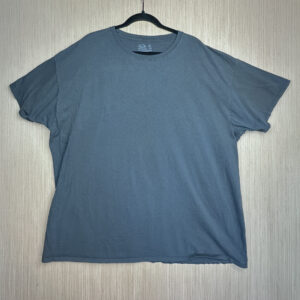 Front of dark grey t-shirt.