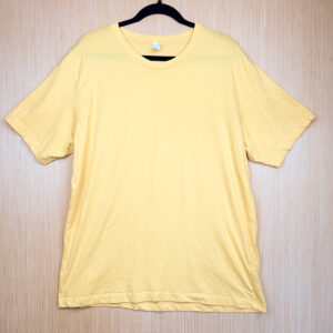 Front of yellow t-shirt.